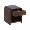 Yashvi Solid Wood Bedside Table in Provincial Teak Finish