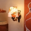 Devansh Metal Electric Wall Light in Antique Gold Colour with Multi Shade Count of 1 Light