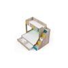 Pattern Dreams Bunk Bed with Storage in Oak Colour BKBB014