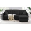 Universe  Pull Out Sofa cum Bed  in Black Colour