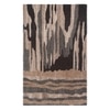 Handmade Wool Area Rug Modern Abstract Brown Grey 9 x 12 Feet Carpet