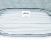 Violette Smoke Blue  And Dull Blue Cushion Cover 12X20 Inches