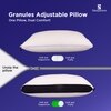 Granules Quilted 2 Pcs Adjustable Comfort Pillow 27 X 18 Inches