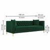 Haruko Fabric Sofa - Green