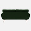 Faro Velvet 3 Seater Sofa in Green Colour
