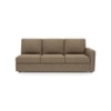 Apollo Fabric Sectional Sofa (Colour : Dune, Cushion : Hard, Back Type : Regular, Seating Capacity : Left Aligned 3 Seater + Left Aligned Chaise + Ottoman)