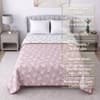 Lavender Floral Dohar Reversible Cotton 300 Gsm Double Bed 240 X 220 Cms