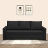 Akron 3 Seater Pull Out Sofa cum Bed  in Black Colour