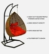 Zermatt Wicker Swing In Beige And Brown Color