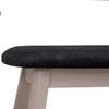 Scandinavian Ozel Bench Beige Natural Wood Finish