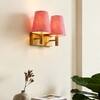 Devansh Metal Electric Wall Light in Gold Colour with Multi Shade Count of 1 Light