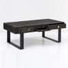 Reed Coffee Table in Black Finish