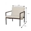 Conan Metal Relax Chair in Black