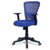 Peacifice Mid Back Ergonomic Chair in Blue Colour