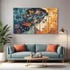 The Castle Decor Modern Abstract Woman Puzzle Wall Art Set of 5 27x48 Inch