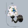 Devansh Metal Electric Wall Light in Antique Gold Colour with Multi Shade Count of 1 Light