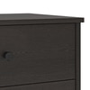 Ben Engineered Wood Chest of 4 Drawers in Dark Wenge Finish