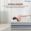 Sleepwell Pro Fitrest, Medium Firm 5 inch Queen High Resilience (HR) Foam Mattress (L x W: 72 inch x 60 inch)
