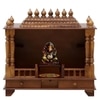 D'Dass Honeywood Sheesham and Mdf Wooden Temple For Pooja In Home and Office