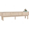 Scandinavian Ludlow TV Cabinet Natural Wood Finish