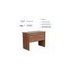 Yuko Study Table with Two Drawers in Columbia Walnut Finish