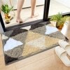 Luxe Home Canada Triangle Bath Mat(40x60 cm) Gold