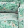 Morgen Solid Wood Lounge Chair in Chitra Velvet Colour