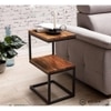 Biren Solid Wood Side Table