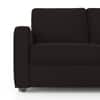 Apollo High Back 1 Seater  Fabric Sofa In Deep Brown Velvet Colour