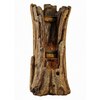 Brown Nature Inspired Carved Tree Water Fountain