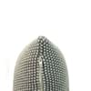 Mini Waffle Knit Grey  And Natural Cushion Cover  16X16 Inches