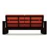 Parson Wooden Sofa - American Walnut Finish (Lava)