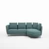 Aria 4 Seater L Shaped Corner Sofa Right Facing Chaise Desert Sage
