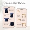 Blue Iron Side Table in  Finish - Set of 2