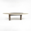 Chap Marble Coffee Table In Brass  Finish