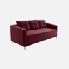 Arab Velvet 3 Seater Sofa Maroon Color
