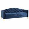 Elden Fabric Sofa (Navy Blue)