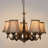 Devansh Gold Wall Mounted Lamp With Off-White Cotton Shade