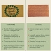 Luxe Home 100% Natural Coir Doormat Home Sweet Home Print (71x45 cm)