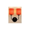 Cormac Dual Orange cotton Wall mounted Lamp Iron Base(KV36)