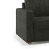 Apollo 1 Seater Fabric Sofa In Graphite Grey Colour