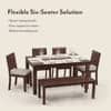Arabia Oribi 6 Seater Dining Table With Capra Bench