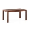 Atlas Solid Wood 6 Seater Compact Dining Table with 6 Rochelle Lounge Chair