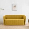 Candler Fabric Sofa (Yellow)