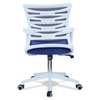 Iinea Mid Back Ergonomic Chair in Blue Colour