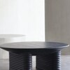 Ribbed Coffee Table Black
