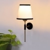 Devansh Metal Electric Wall Light in Black Colour with Multi Shade Count of 1 Light