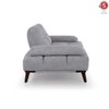 Barret 2 Seater Fabric Sofa in Grey Ice Colour