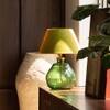 Vera Handicrafted Table Lamp in Green and Printed Colour