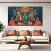 The Castle Decor Lord Ganesha Wall Painting Wooden Framed 27x48 Inch (Style 15)